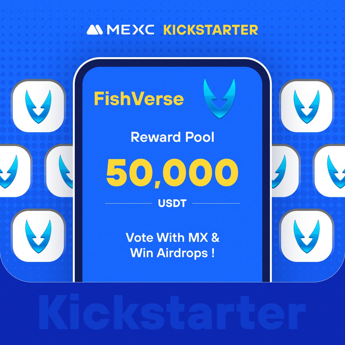 .@TheFishverse, an innovative W2E(Win to Earn) open world blockchain fishing game, is coming to #MEXCKickstarter 🚀 🗳Vote with $MX to share massive airdrops 📈 $FVS/USDT Trading: 2024-05-02 09:00 (UTC) Details: mexc.com/support/articl…