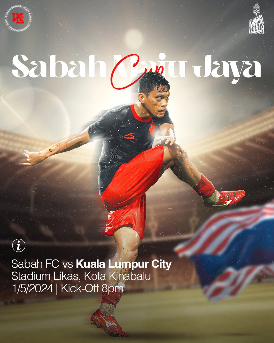 Our Sabah Maju Jaya Cup journey continues today against the hosts, Sabah FC! 

#klbandarayarendahkarbon #klcityfc #sampaimatikualalumpur #cityboys