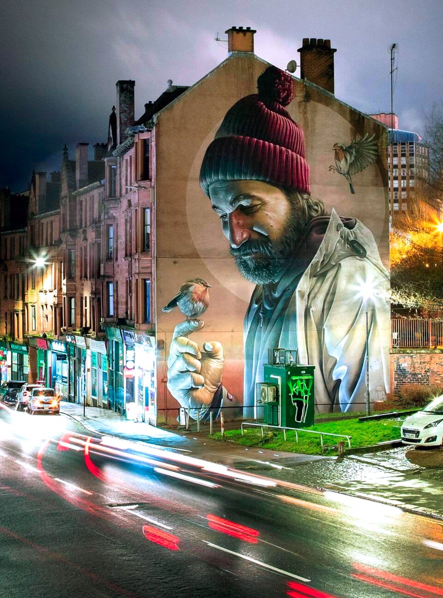 Glasgow, İskoçya’da duvar sanatı