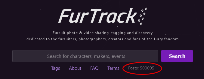 Shout out to all the photographers out there for all that you do for this fandom. Furtrack has officially passed 500K photos!