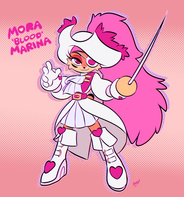 Mora 'Blood' Marina With that, I finished designing all of the Terra Messiah characters I had planned back in 2003