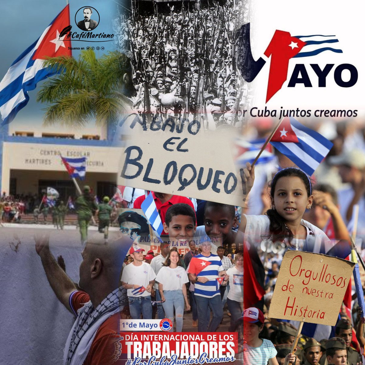 #Viva1demayo #CubaViveyVence #CubaViveYTrabaja @cubacooperaven @mmcvencar @CDI_MirandaCar