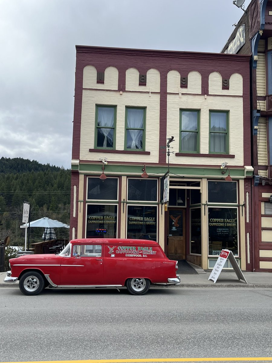 Copper Eagle coffee and baked treats great stop in Greenwood. 👍🇨🇦