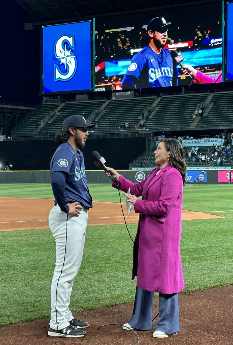 It’s easy to talk about Munoz and his performance tonight and just as easy to overlook the fact it’s his first on-field post game interview with us in English.

He was a little hesitant but delivered brilliantly. Grateful he was willing to step outside his comfort zone.