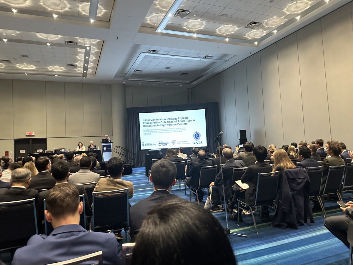 As #AATS2024 wraps up and says goodbye to #Toronto, we’re excited to share some snapshots of the numerous presentations delivered by our own residents at @UofTCVsurgery. We’re immensely proud of the dedication and effort you’ve all put in!”