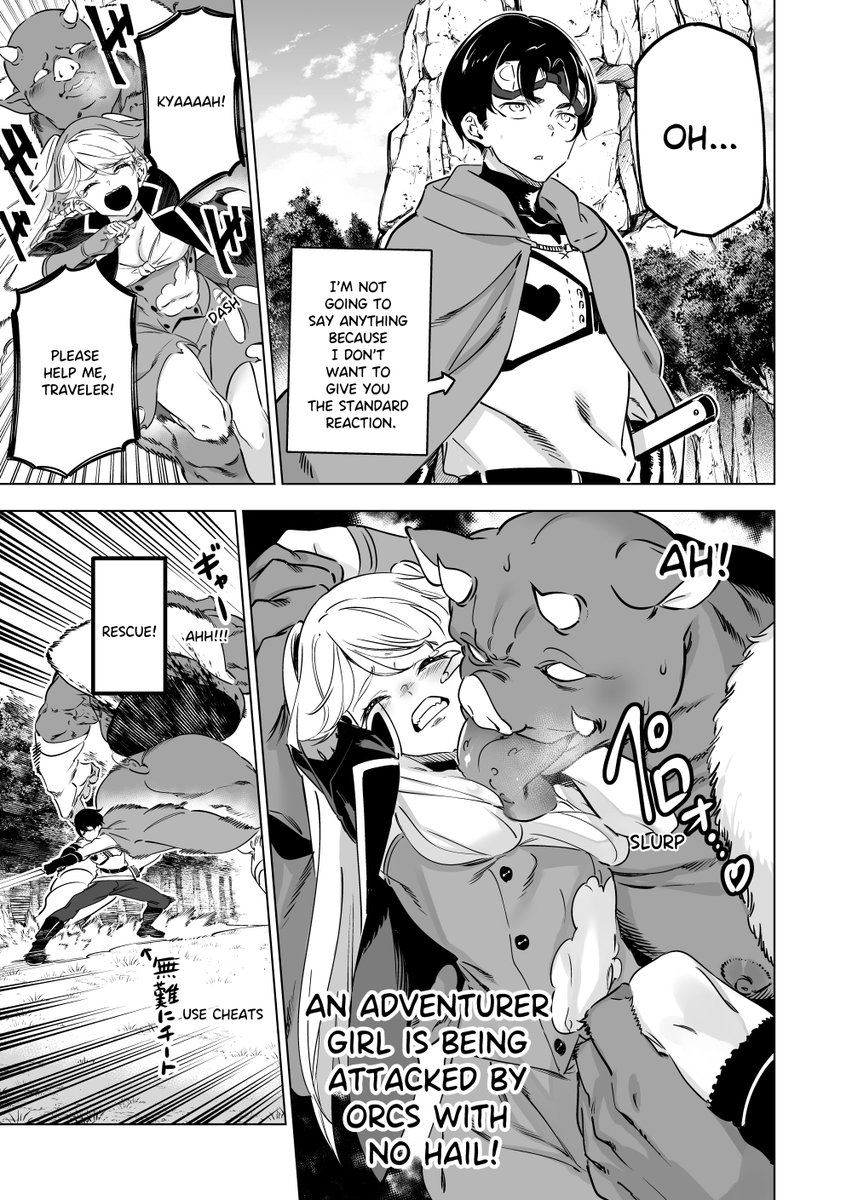 Would you like to visit the world of ISEKAI harem? (2/4) 