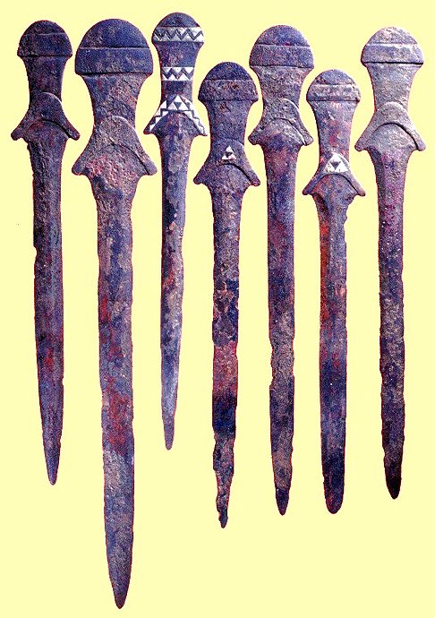 11. The earliest swords so far known in the world, found at Arslantepe Mound in Turkey. The swords, which are dated back to between 3300 and 3000 BCE, are composed of arsenic-copper alloy and among them, three swords were beautifully inlaid with silver.