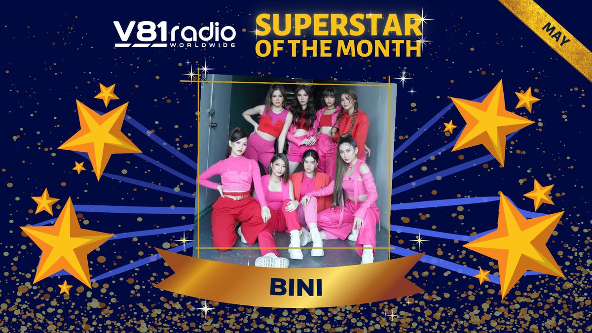 Bida ngayong May... BINI_ph, Filipino girl group under ABS-CBN's Star Magic!

I-request mo na ang paborito mong sound trip from BINI by downloading the V81 Radio App. Link on the bio.

#V81Radio #entertainment #SuperStarOfTheMonth #singer #OPM #BINI #girlgroup #StarMagicArtist
