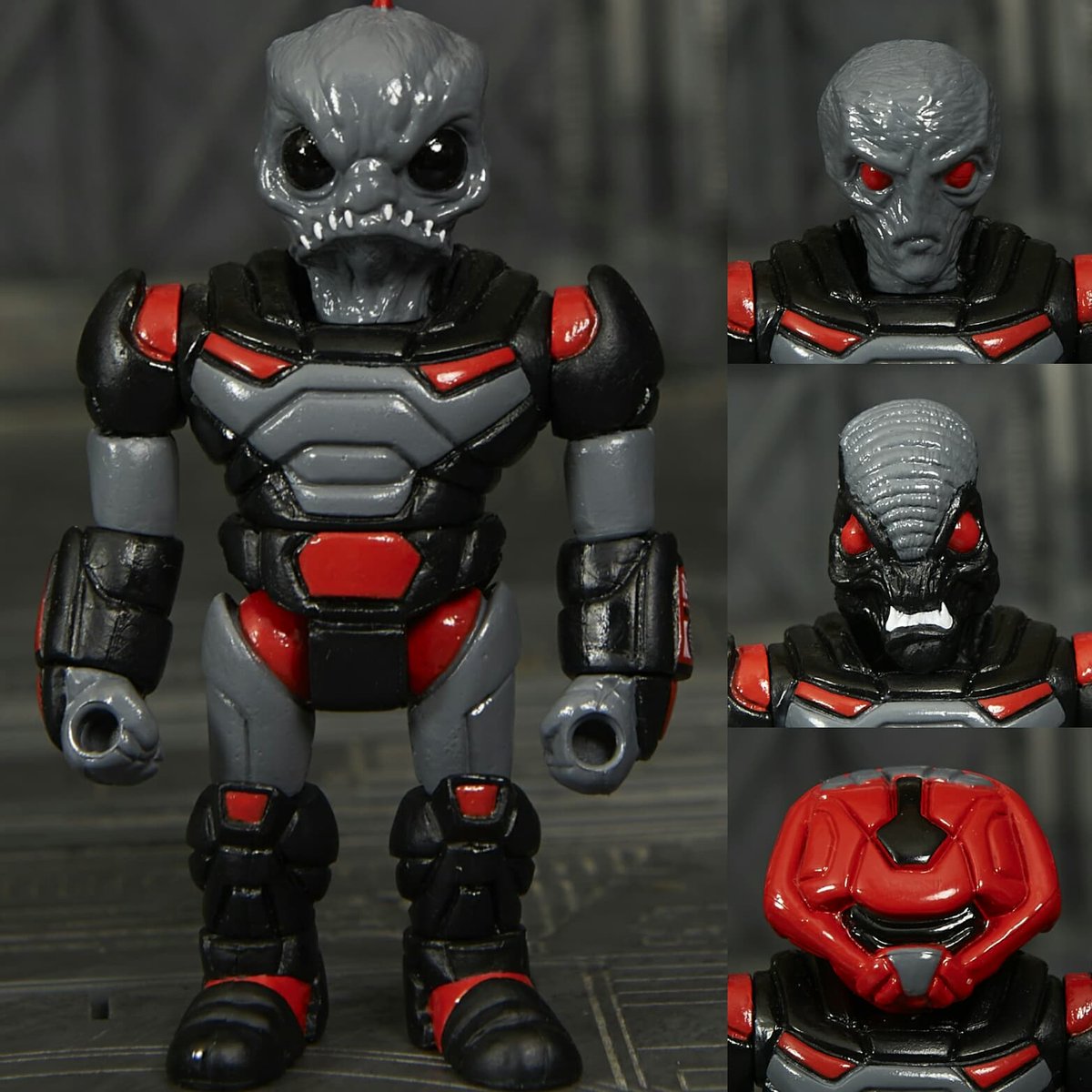 デザイナー：Zullbeast メーカー：GLYOS Zullen Tracker ●16パーツ（頭４種類） toys-to-art.com/products-toy.a…