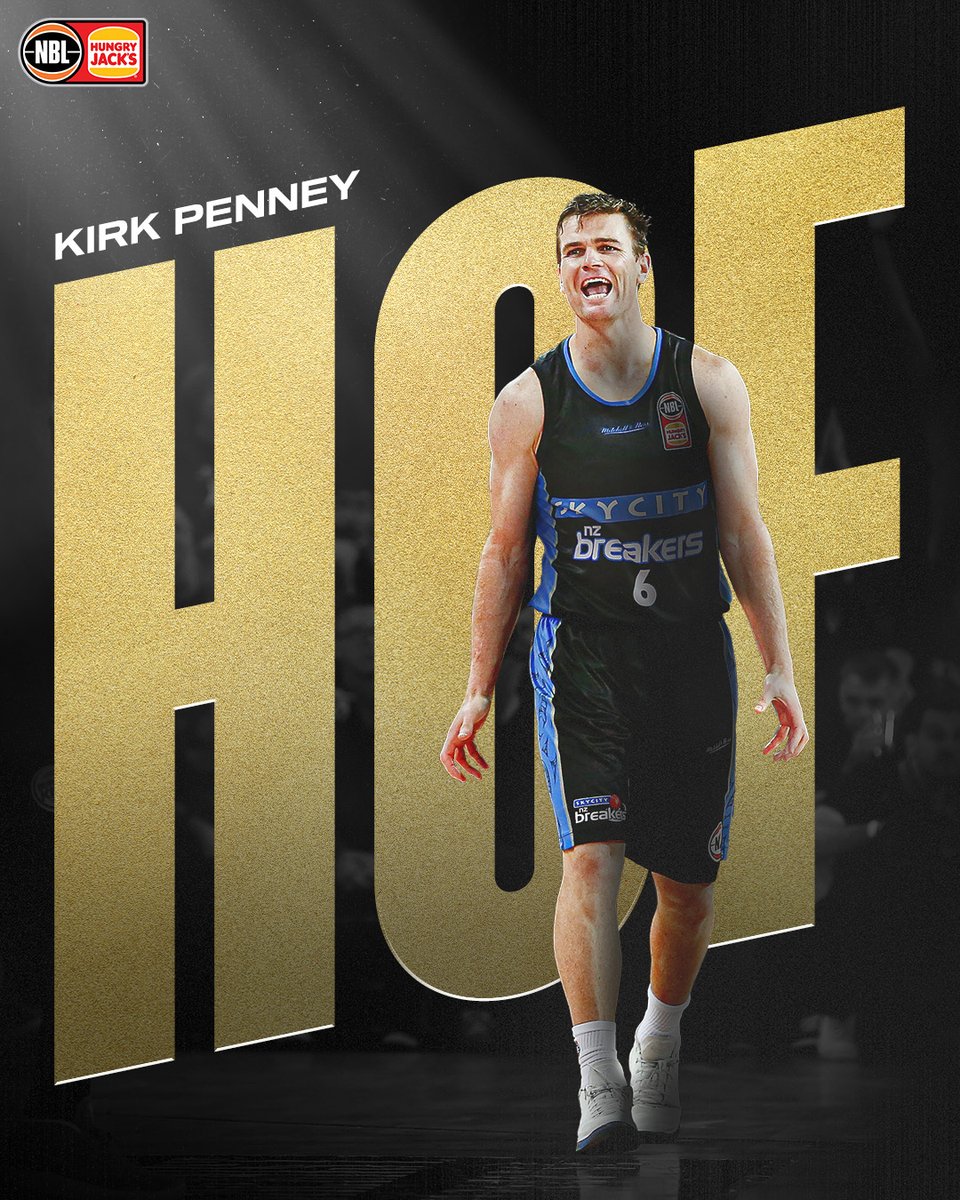 Congratulations to @NZBreakers legend Kirk Penney on being named to the FIBA Hall of Fame 👏 1 x NBL Championship 🏆 1 x NBL MVP ⭐️ 3 x NBL Scoring Champion 🪣 4 x NBL First Team 🥇 An all-time Tall Blacks legend 🇳🇿