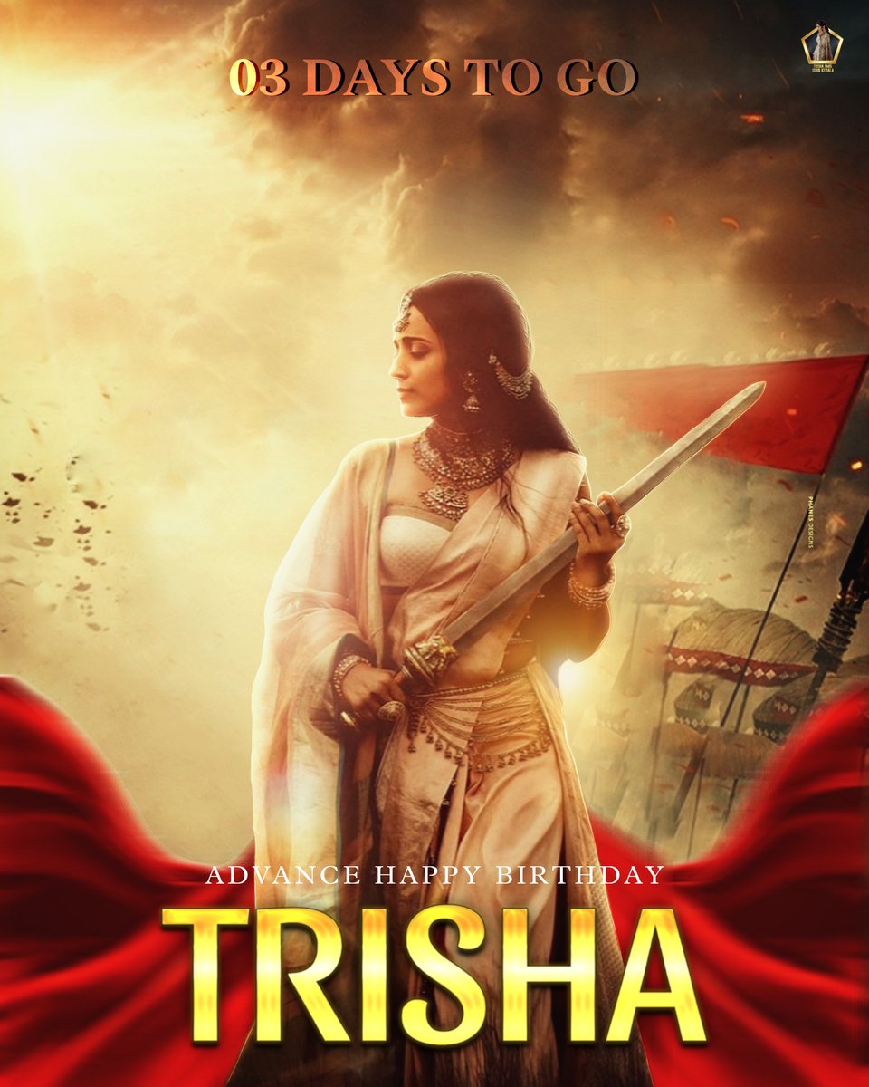 • 3 Days To Go #Thalaivi #SouthQueen @trishtrashers Bday❤

@umakris31119674 @aditi1231 @ActressTrisha  

 #Trisha #TrishaKrishnan  #SouthQueenTrisha #TrishaFansKerala #Trishaism #Trishians