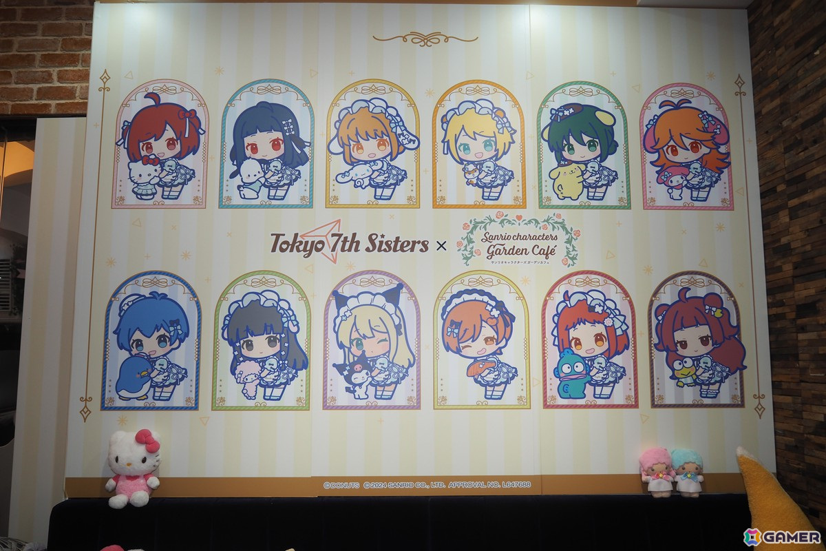 「ナナシス」サンリオキャラクターズとのコラボカフェを紹介！777☆SISTERSのメンバーが描き下ろしで登場、ユニットをイメージしたメニューも gamer.ne.jp/news/202405010… #t7s #ナナシス