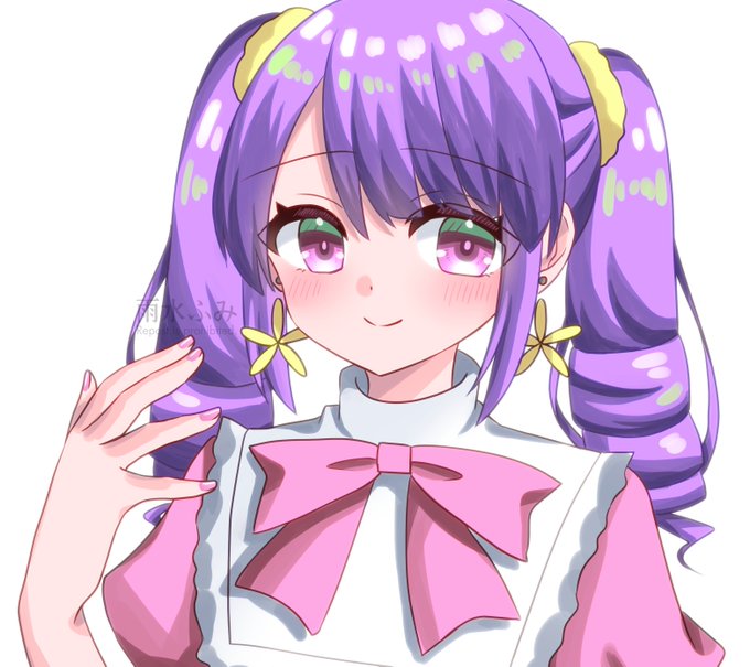「ドリルロール 紫髪」のTwitter画像/イラスト(新着)