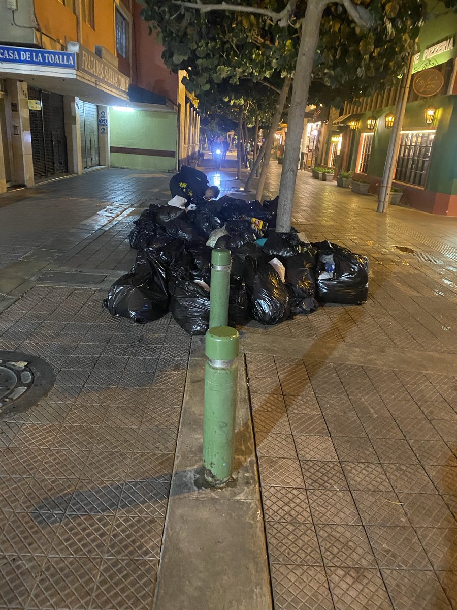 En Miraflores no existe reciclaje hay basura por todas partes