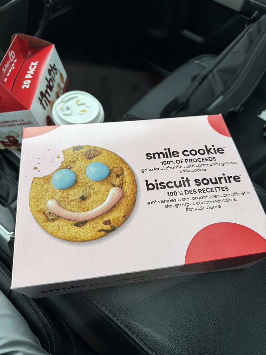 Got my @TimHortons #SmileCookie in support of the @Distress_Centre Thank you @adollaradayfdn