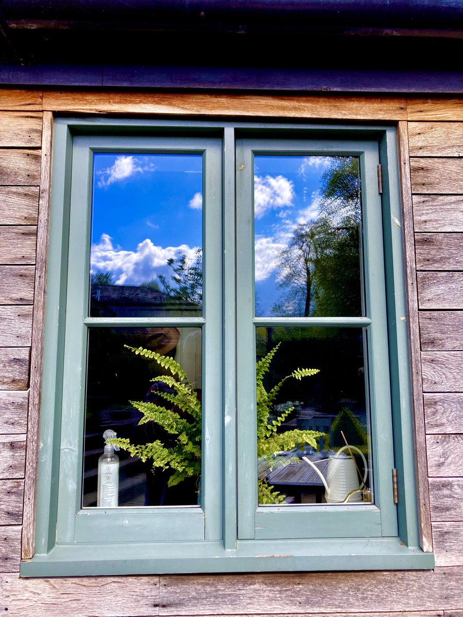 Good morning. Time for reflection on #WindowsOnWednesday #reflection #window
