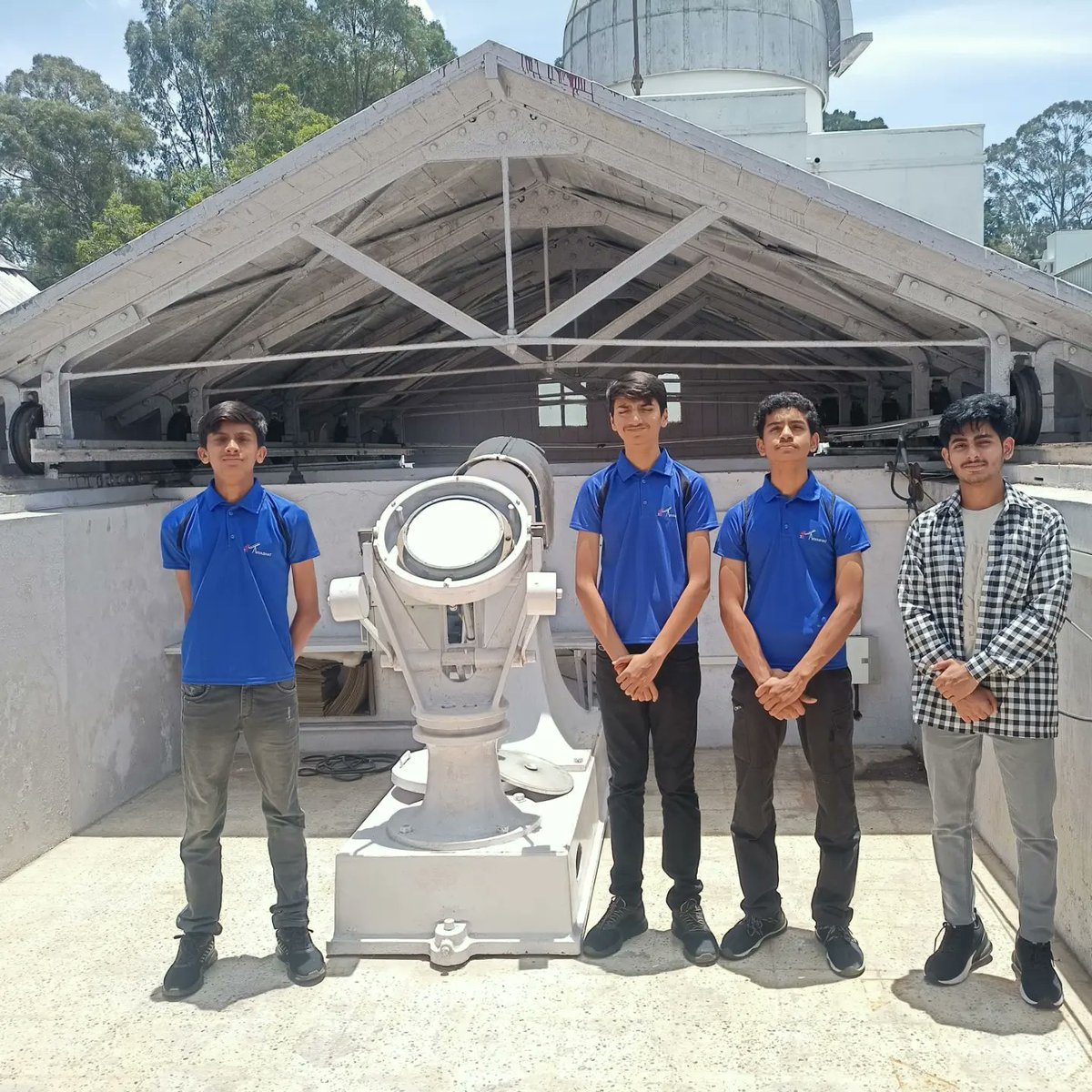 Team Aryabhat at Kodaikanal KSO <a href="/IIABengaluru/">IIAstrophysics</a>