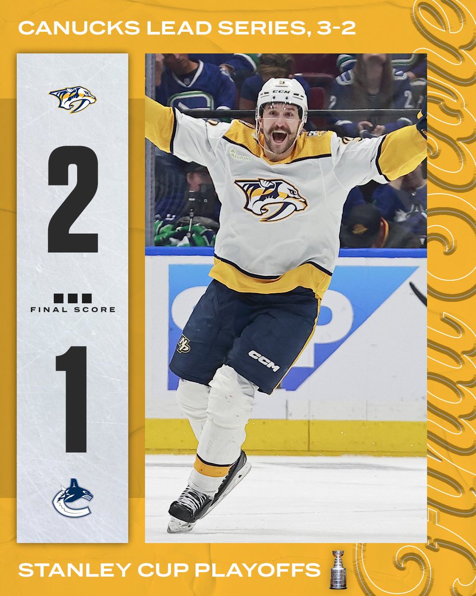 The Predators stave off elimination in Game 5 💪