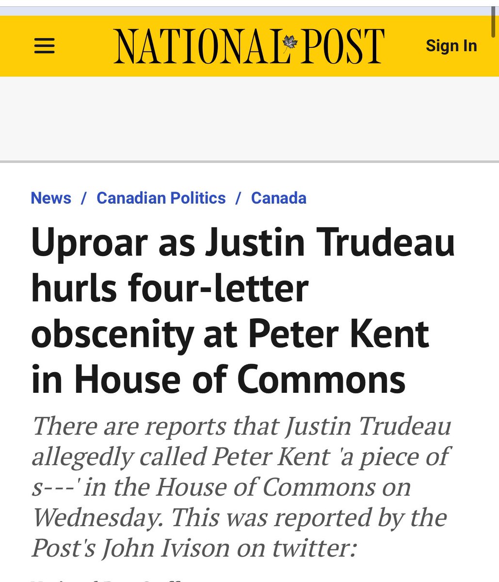 @Garnet_2203 @CPC_HQ @PierrePoilievre @cdnpoli You have zero historical political recall and it’s astounding. How fortunate it must be to have the last name Trudeau, where media and Liberal sycophants have selective outrage. In the House of Commons, Trudeau has called an MP a ‘Piece of sh*t’, another ‘spineless’, & cursed.