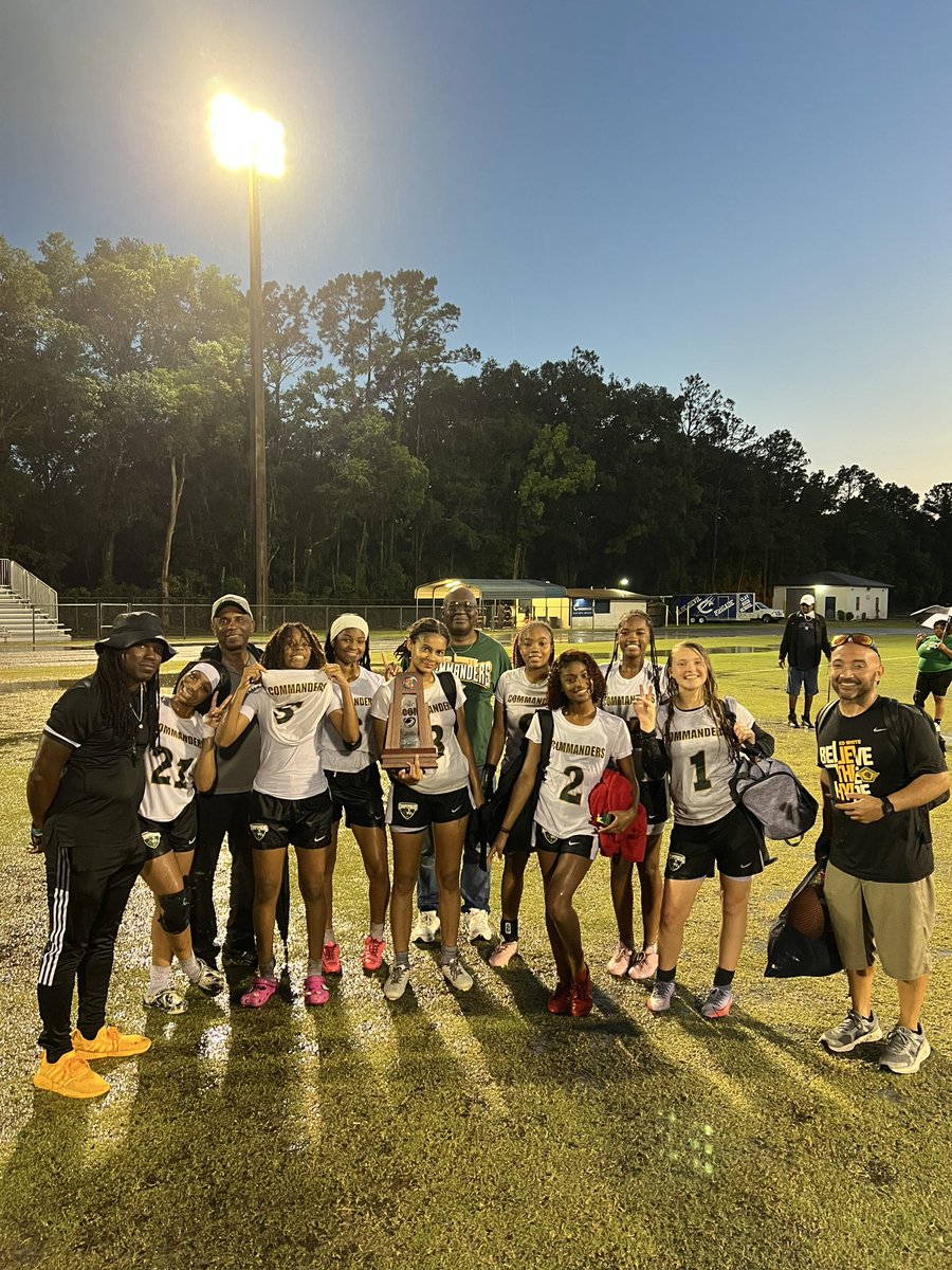 Regional Runner-Up. Historic Season. Way to go <a href="/EWFlagFootball/">Ed White High School Girls Flag Football Team</a> 
#CommanderPride🔰