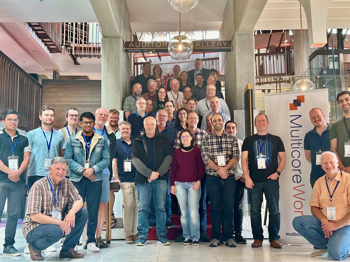 MulticoreWorld's tweet image. Multicore World 2024 -one of the group photos, can you see any friend/colleague? @CanterburyTech @Umajin @fz_juelich @VoltronData @NextSilicon @niwa_nz @BrookhavenLab @UTAustin @hpcnotes @REANNZ @UCNZ @UCNZscience Multicore World 2025 Super Early Bird tkts now available #MW25NZ