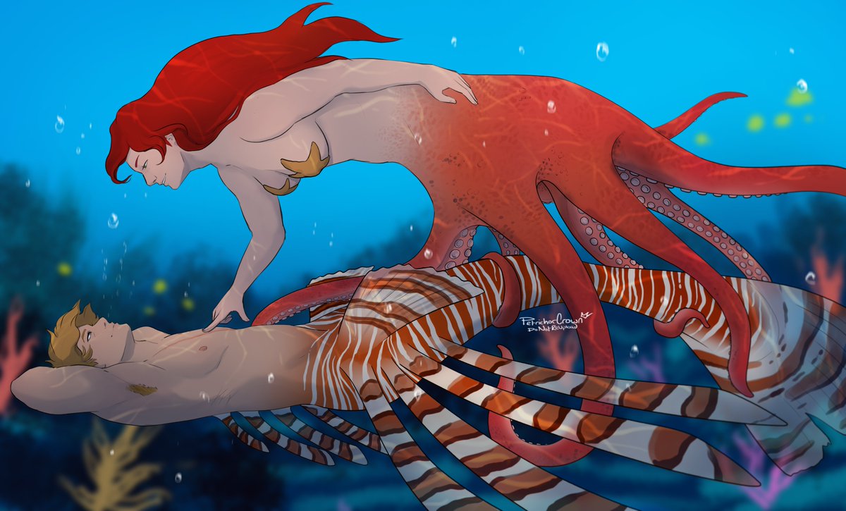 Pav and Abella just in time for #MerMay #FearandHunger
