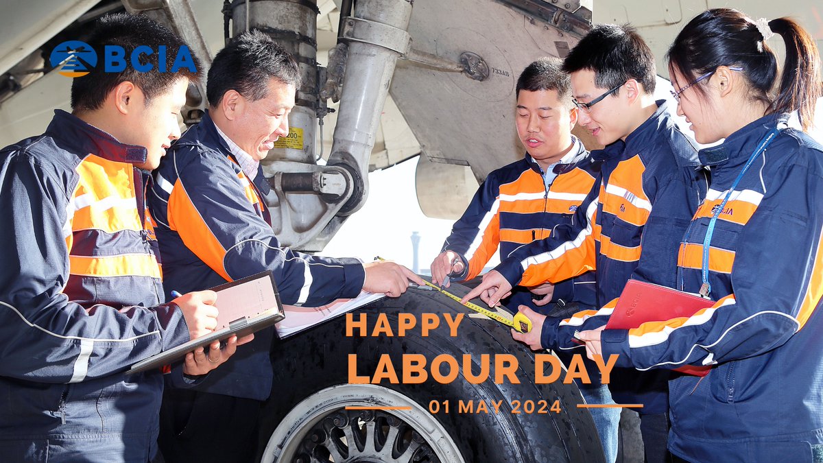Happy Labour Day from #BeijingCapitalAirport! A big thank you to all our hardworking staff for keeping our passengers safe and comfortable. Your dedication is truly appreciated! #LabourDay