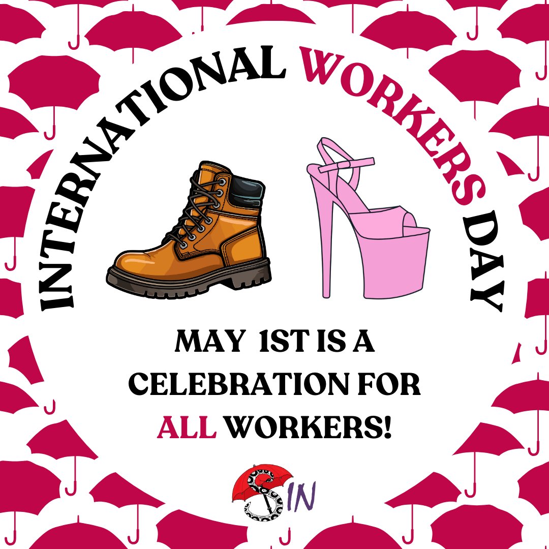 Workers of the world unite! Today is May Day! Also known as International Workers' Day, May 1st is a celebration of labourers and the working classes. S3x w0rk is work and deserves the same recognition and celebration as all other forms of labour on this day.