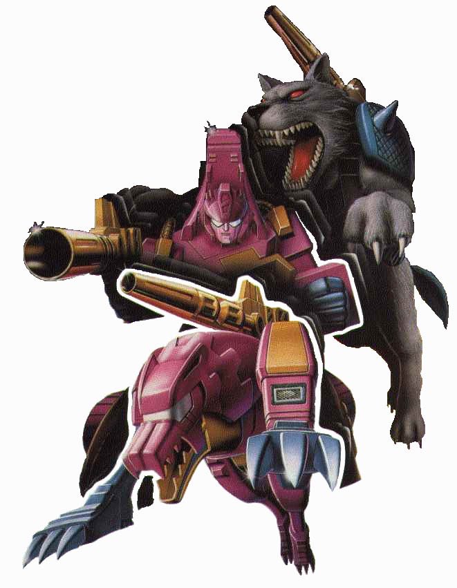 Rodimus Prime’s Corner - Carnivac is a growling, howling, mad dog destroyer. He commits abominable acts with unrelenting glee and is always smiling, even in battle. #Transformers40