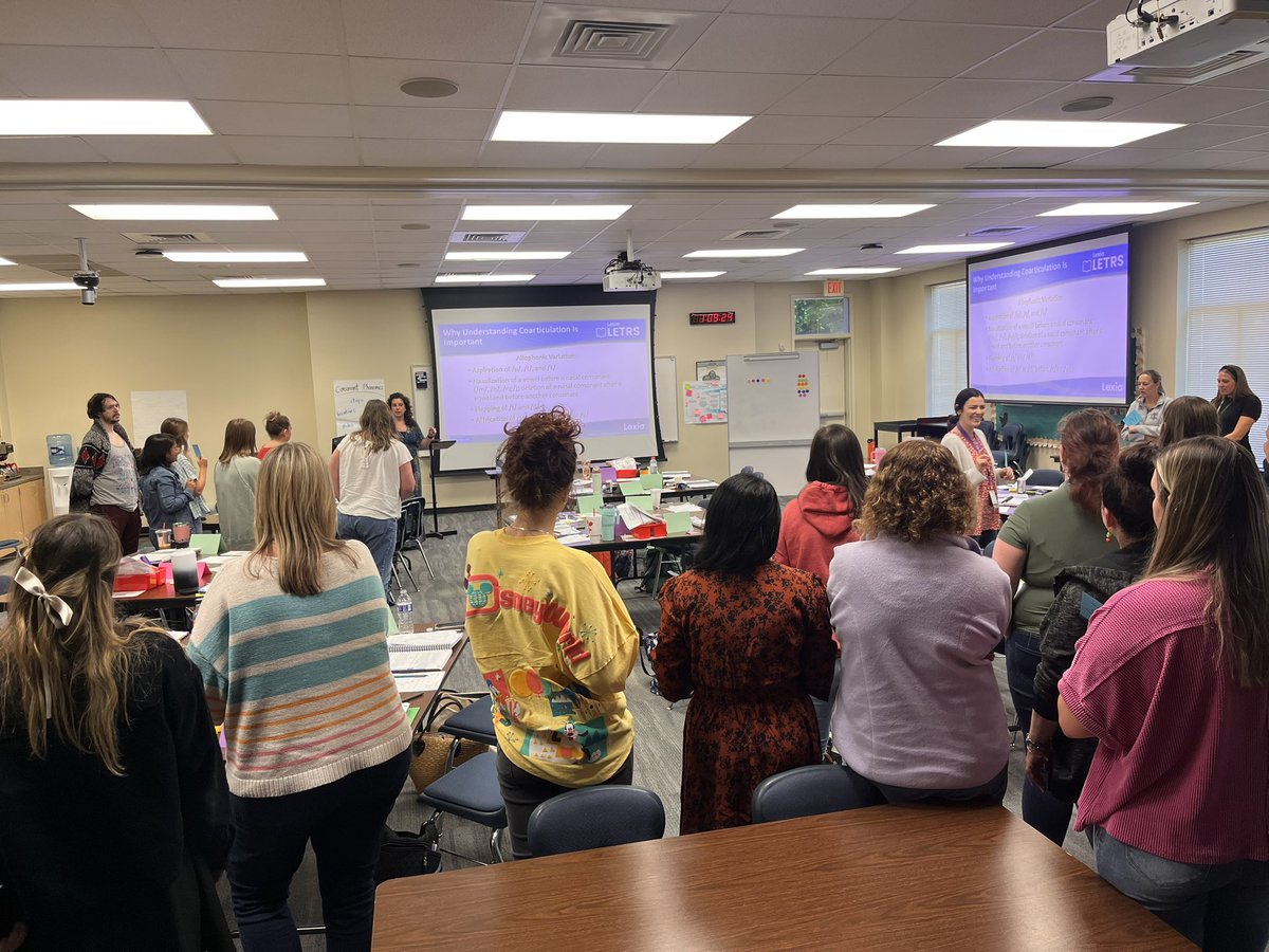 Amy Weddine (@mrsamyweddine) on Twitter photo Two days of LETRS learning around phoneme awareness. <a href="/UCPSNC/">Union County Public Schools</a> teachers had high engagement and participation. Can’t wait to see your learning transpire in your classroom. Two days of LETRS learning around phoneme awareness. <a href="/UCPSNC/">Union County Public Schools</a> teachers had high engagement and participation. Can’t wait to see your learning transpire in your classroom.