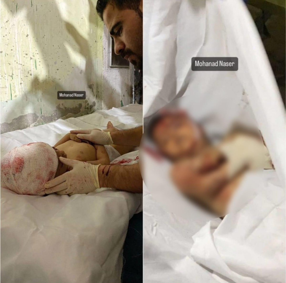 One child out of almost 15,000!!!! children who have been killed in the Israeli attacks in gaza. The child in the pictures was killed by Israeli attack on Al Shaboura refugee camp in Rafah last night. Source: Quds News Network