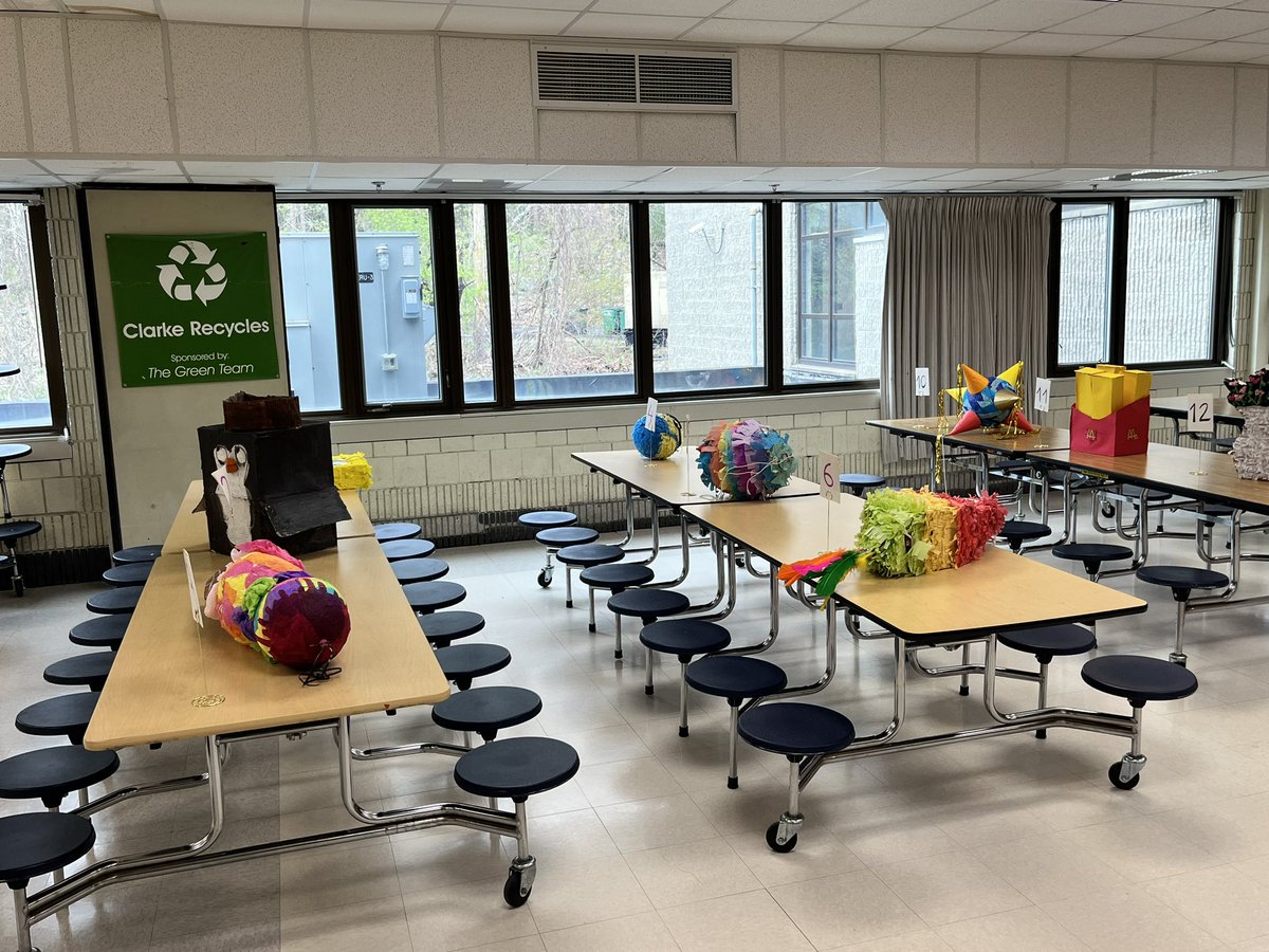 The creativity seen at today’s 6th grade Spanish Piñata Competition was impressive! Way to go! 👏 🪅 #clarkerules #langchat