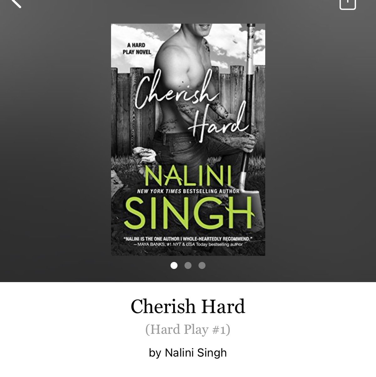 Cherish Hard by Nalini Singh 

#CherishHard by #NaliniSingh #6213 #40chapters #374pages #412of400 #Series #Book1of4 #Audiobook #49for13 #IsaAndSailor #10houraudiobook #HardPlaySeries #april2024 #clearingoffreadingshelves #whatsnext #readitquick