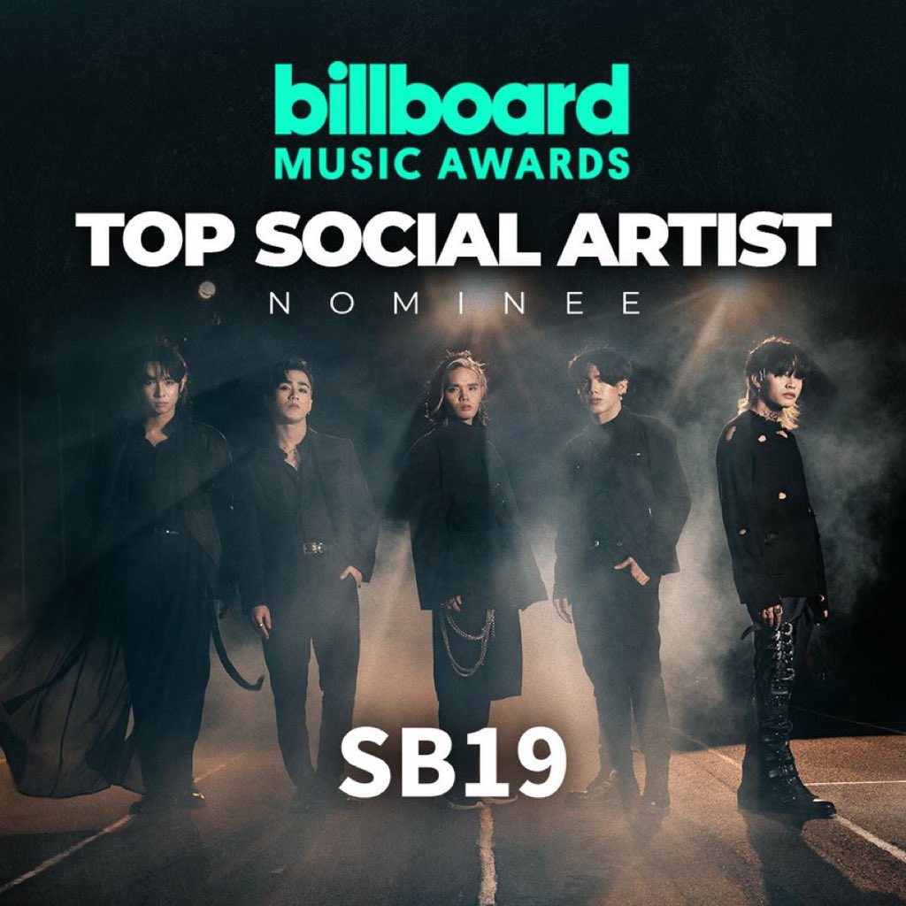 3 years ago, SB19 was nominated for 'Top Social Artist' at the 2021 Billboard Music Awards, making them the first Southeast Asian and Filipino artist to do so.