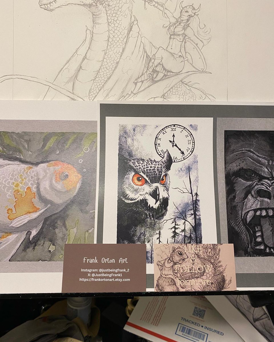 JustBeingFrank1's tweet photo. A little sneak peek of things to come. Also, I was pleased with how the new business cards turned out so shout out to #canva and their easy to use app for making this happen! #artist #design #artwork #designedwithcanva https://t.co/2QpNCiYXyI