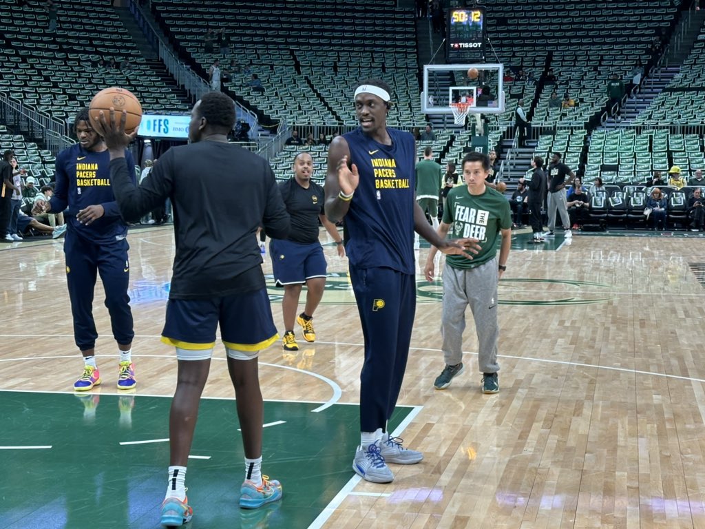 This dude dominated the previous two games here this series. What will @pskills43 do tonight?! @Pacers @WISH_TV