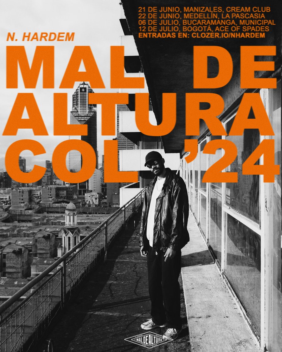 MAL DE ALTURA TOUR!
Entradas aquí: clozer.io/nhardem