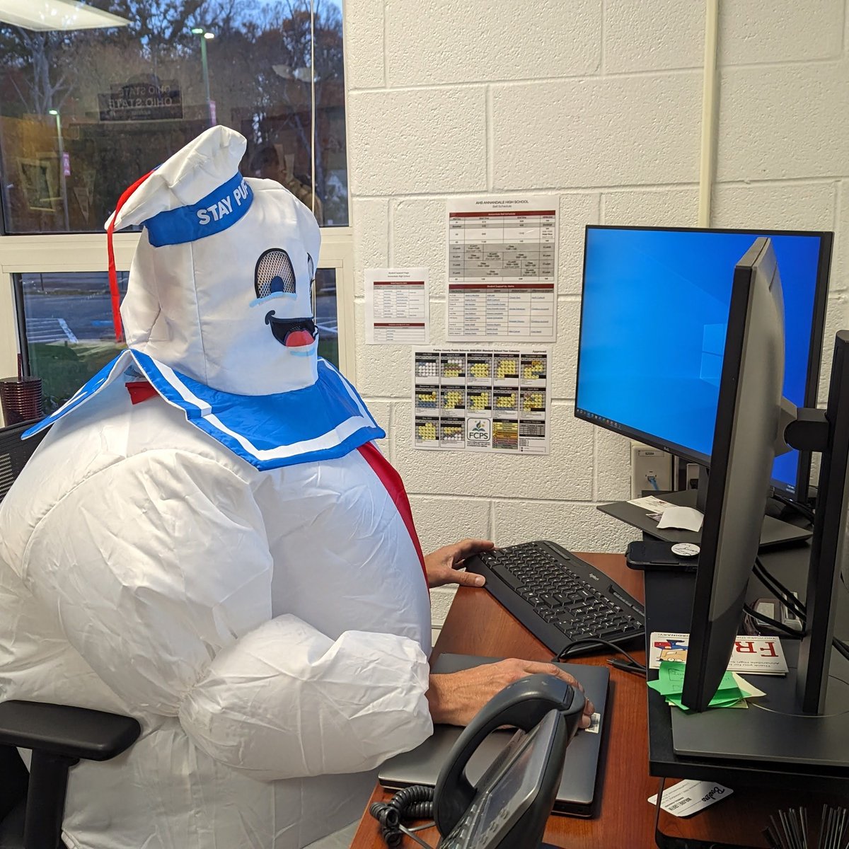 AnnandaleAtoms's tweet photo. From taking a pie in the face, to singing show tunes, @ShawnDeRose isn't just our leader, he's the heart of #AtomNation. We appreciate your dedication, humor, and passion! Happy Principal Appreciation Day! https://t.co/fPYxU3XO0N