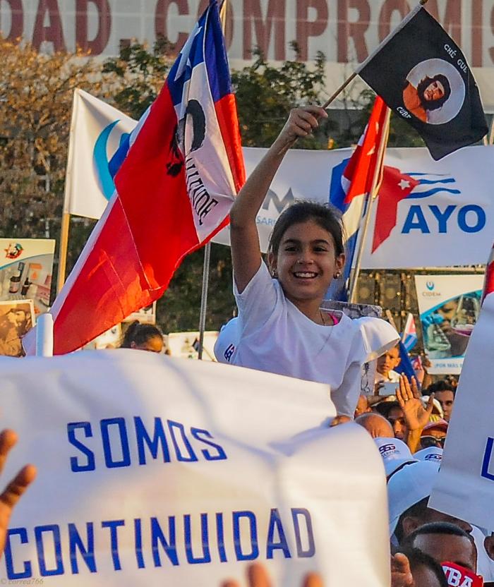 #PorCubaJuntosCreamos y agradecemos la presencia de amigos de Ecuador en este acto trascendental por el 1ro de Mayo por su apoyo solidario a nuestra isla y a nuestro pueblo.