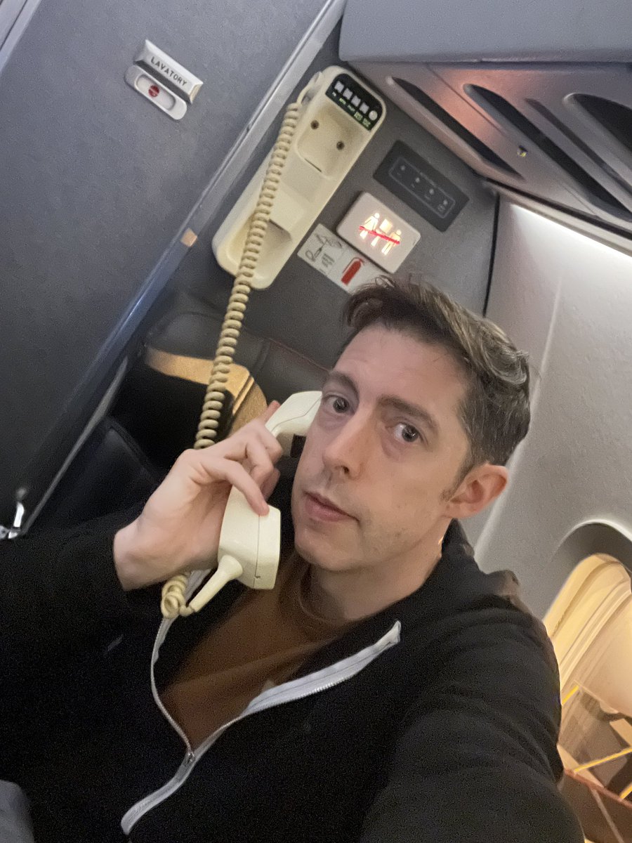 Going to Toronto. Pack light! Appears to be a private jet with my own air phone