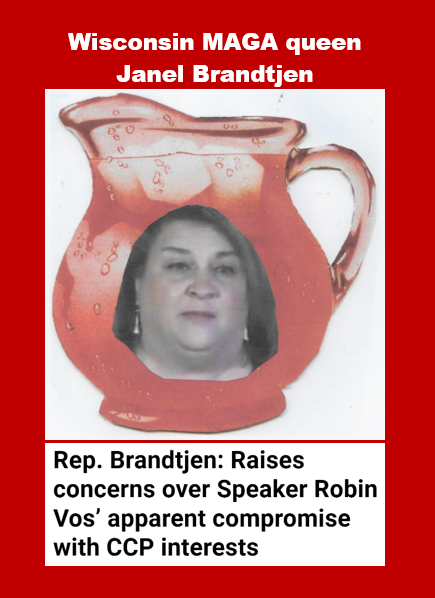 bennel62's tweet photo. #GETMEREWRITE: #MAGA #electiondenier queen Janel Brandtjen throws more logs on the fire in her #feud with Robin Vos #LooneyTunes #dysfunction @WisGOP @repvos @RepJanel  https://t.co/pPaUf26Bfw https://t.co/JtNu6gKYS4