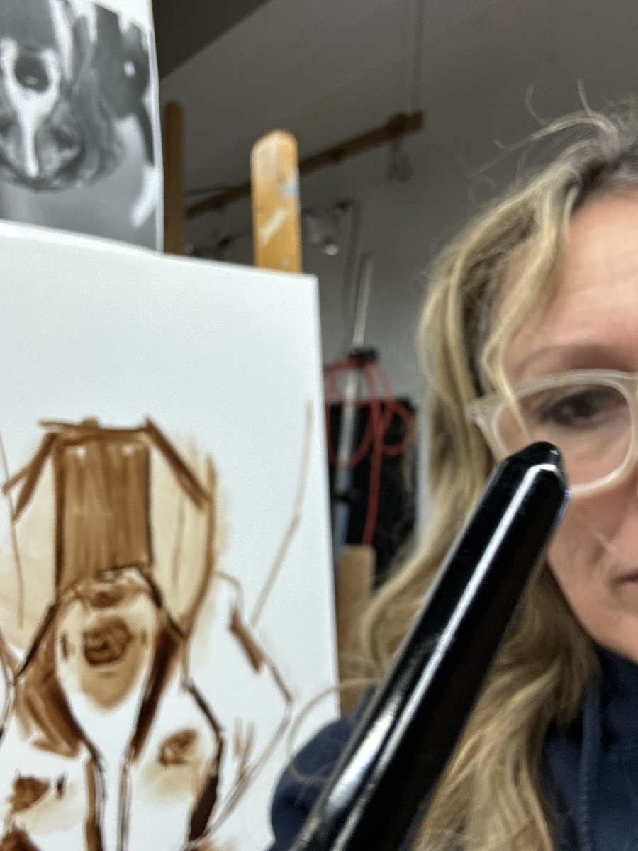 tracykmcguire's tweet photo. Art 🖼️ 🎨🖌️ class 2 & 3 “Brown Beagle” @stanleyrayfieldstudio
ART + NATURE + MUSIC = SOUL
#paintingart #oilpainting #startingsomethingnew❤️ #comingalong #patiencechallenge #slowandsteady #visualartstudio #tracymcguireartistinprogress https://t.co/I6br6RLpE8