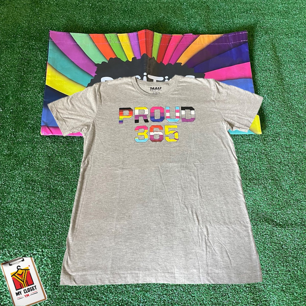 Pride is not just one month a year. Be proud all year long with this Mad Engine: Proud 365 t-shirt. 

#MadEngineFashion
#Proud365
#TakePride
#LGBTQPride
#InclusiveFashion
#EmpowermentWear
ebay.com/itm/1264550061…