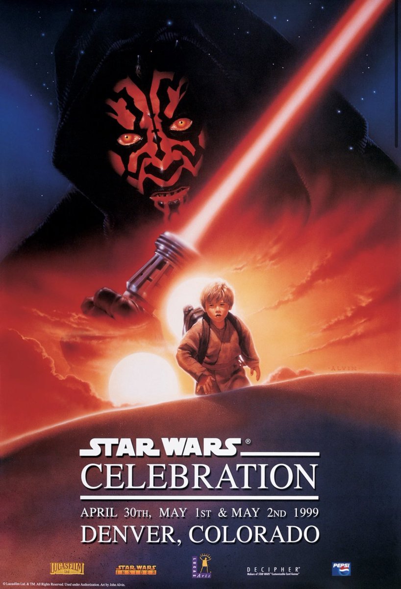 George Lucas & Dan Madsen launched their first Star Wars Celebration on this day in Denver Colorado 25 years ago. And the Galaxy changed forever!⚔️⚔️⚔️