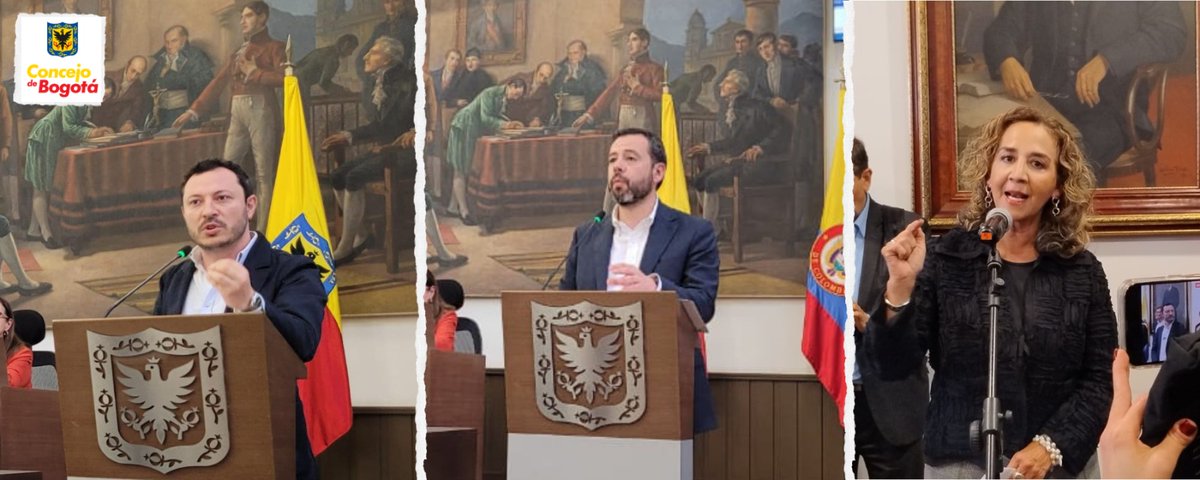 #EsNoticia📌Juan Baena, presidente del Concejo de Bogotá, recibe el documento formal del Plan Distrital de Desarrollo 2024-2027. Más información👉acortar.link/e0TXDi