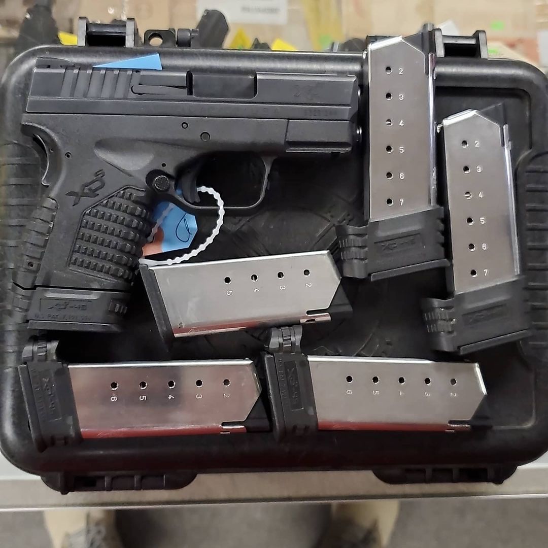 New arrivals!!

Springfield XDS-45 45acp w/6 mags #springfield #xds45 #45acp #pistol #handgun