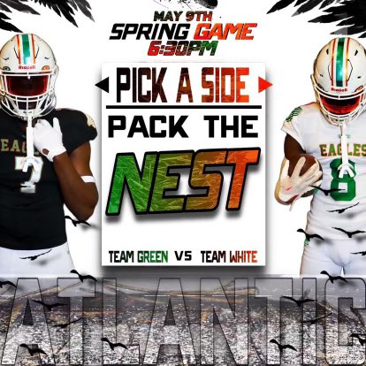 Green Vs White Spring Game!! Thursday May 9th 6:30