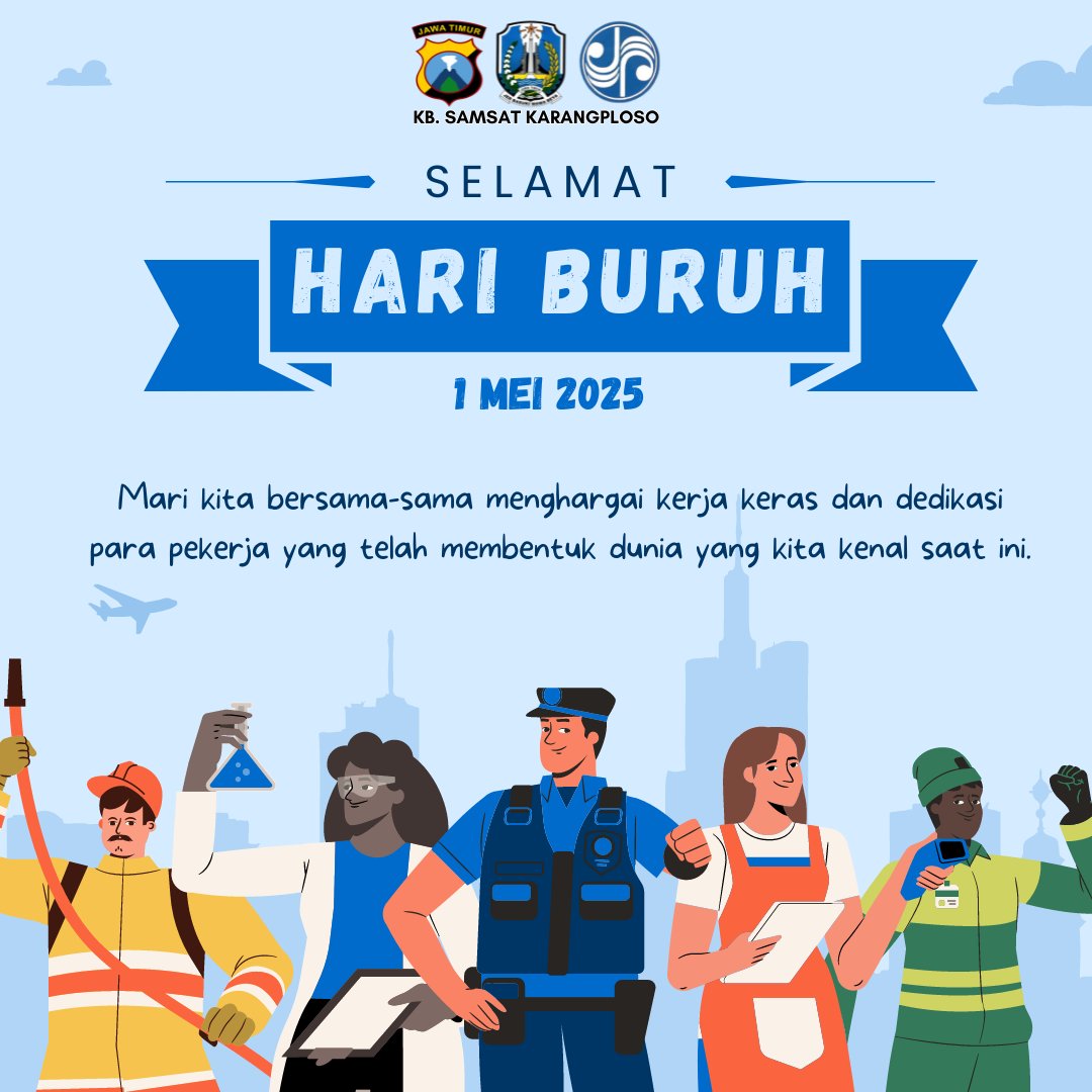 Selamat Hari Buruh 2024! Semoga semua kontribusi dan perjuangan kaum pekerja mendapatkan apresiasi yang lebih layak di masa depan.