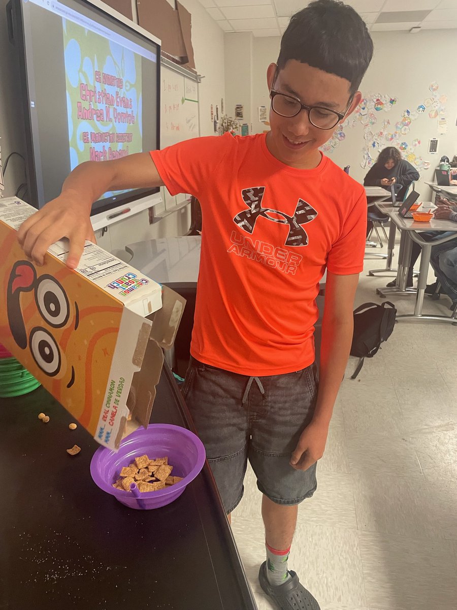 Last Friday, Ms. Leblanc's class enjoyed a morning of their favorite childhood cereals and cartoons  before school for winning our March Madness Attendance Challenge! They had an AMAZING attendance rate of 98% for the competition! <a href="/BearBranchInt/">Bear Branch Intermediate</a>