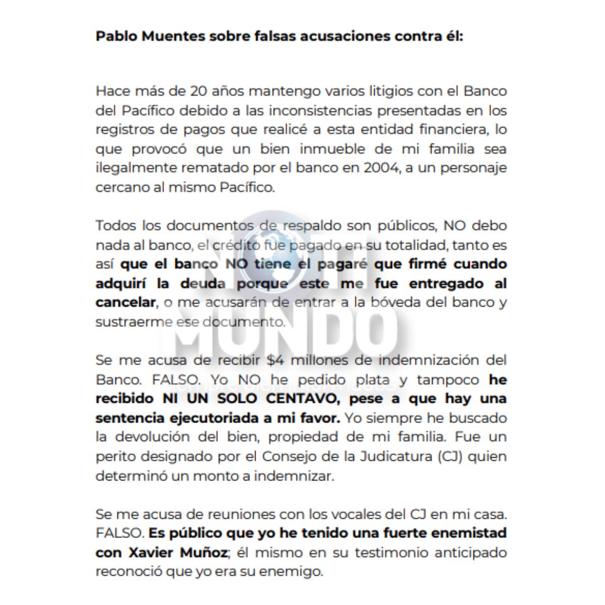 alvatin18's tweet photo. ¿Cuáles pruebas? Hasta hace poco, Pablo Muentes traficaba cargos en Carondelet con la anuencia de Noboa. 

La propia Mayra Salazar ya tenía un puesto.

En lugar de mentir, este matón debería a confesar.

Nebot no lo va a salvar de que se pudra en prisión.

Cortesía: @notimundoec. https://t.co/EhYbIT3XRG